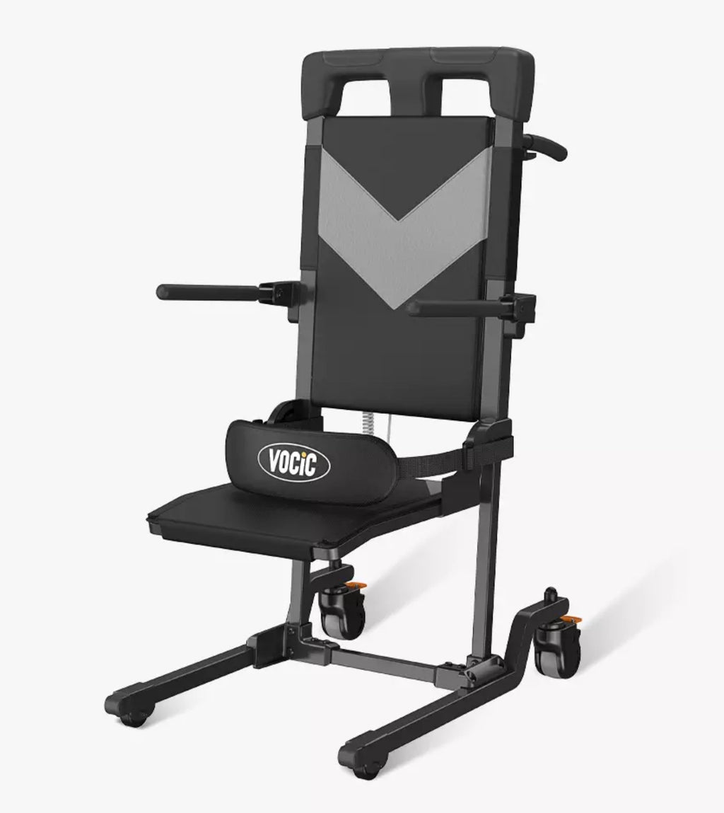 VOCIC AX35 Electric Transfer Chair Lift with 4 Wheels