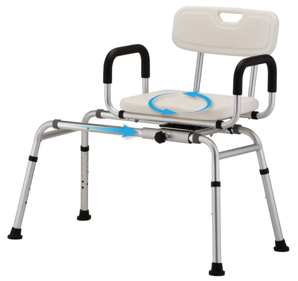 Sliding Swivel Seat Transfer Bench